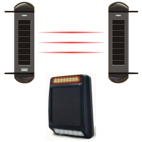 Wireless Farm Alarm With Siren and Strobe Light